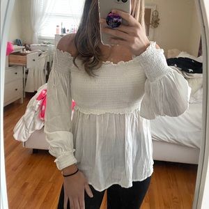 Boutique off the shoulder top